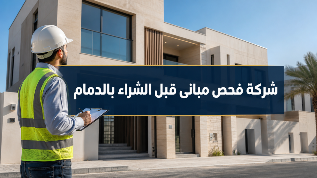 شركة فحص مبانى قبل الشراء بالدمام