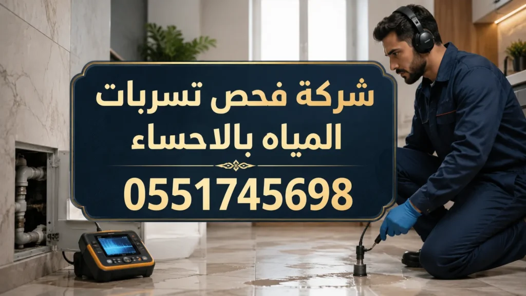 شركة فحص تسربات المياه بالاحساء