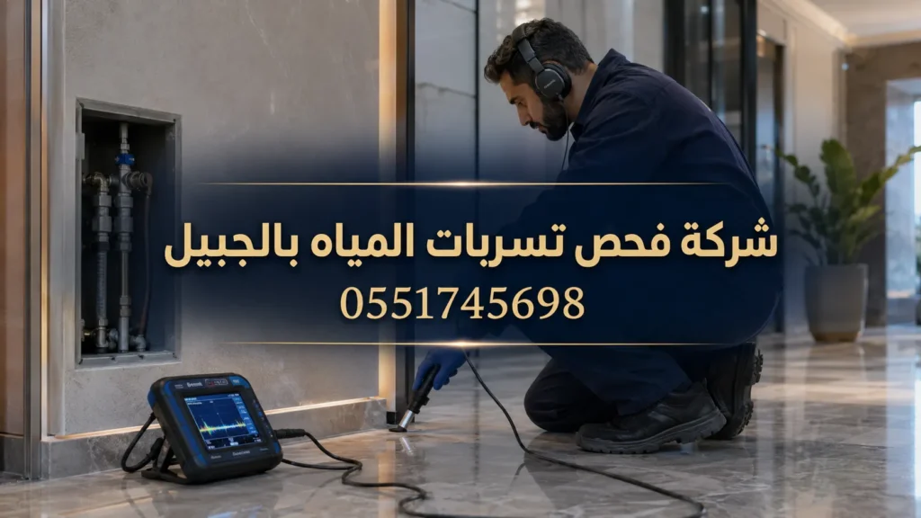 شركة فحص تسربات المياه بالجبيل