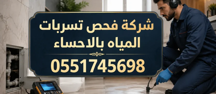 شركة فحص تسربات المياه بالاحساء