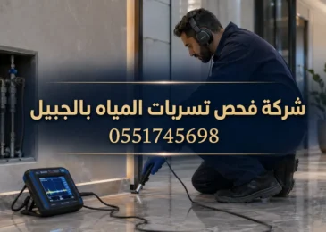 شركة فحص تسربات المياه بالجبيل